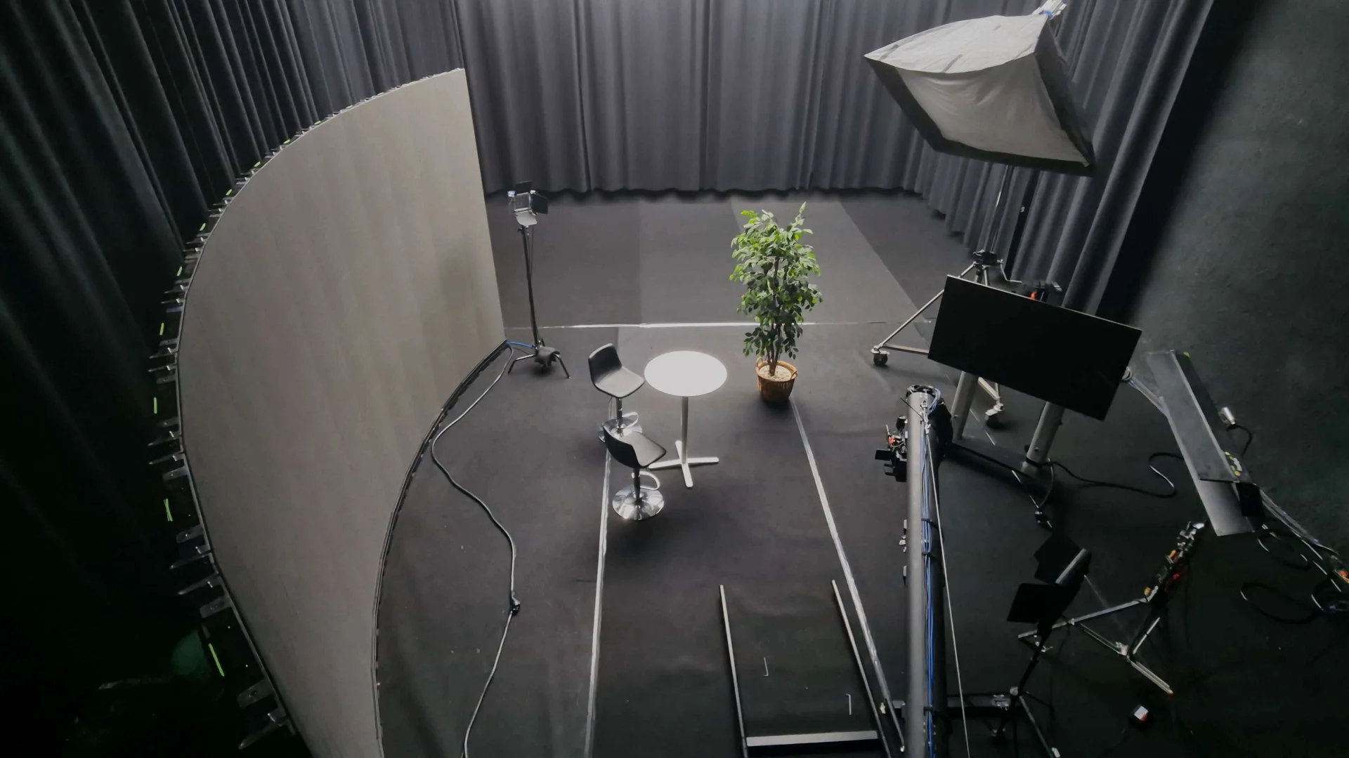 Studio in LED setup